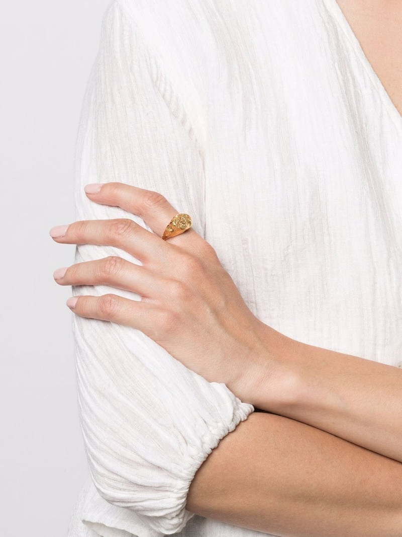 ALIGHIERI Aquarius signet ring outlook