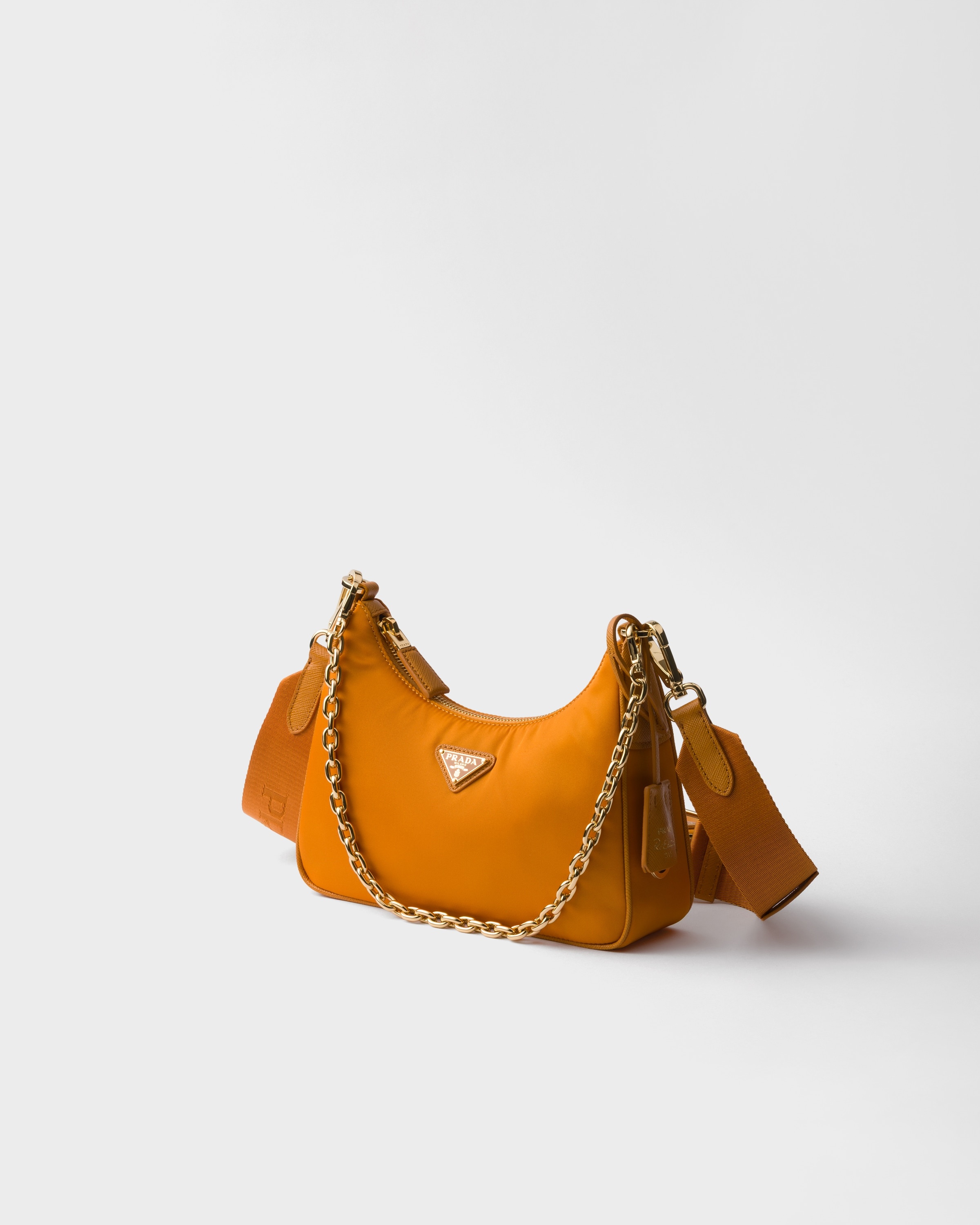 Prada Re-Edition 2005 Re-Nylon and Saffiano leather bag with charm - 2