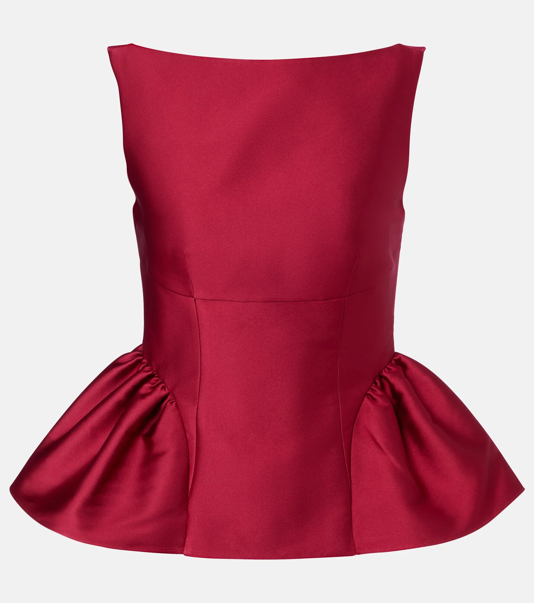 Peplum taffeta top - 1