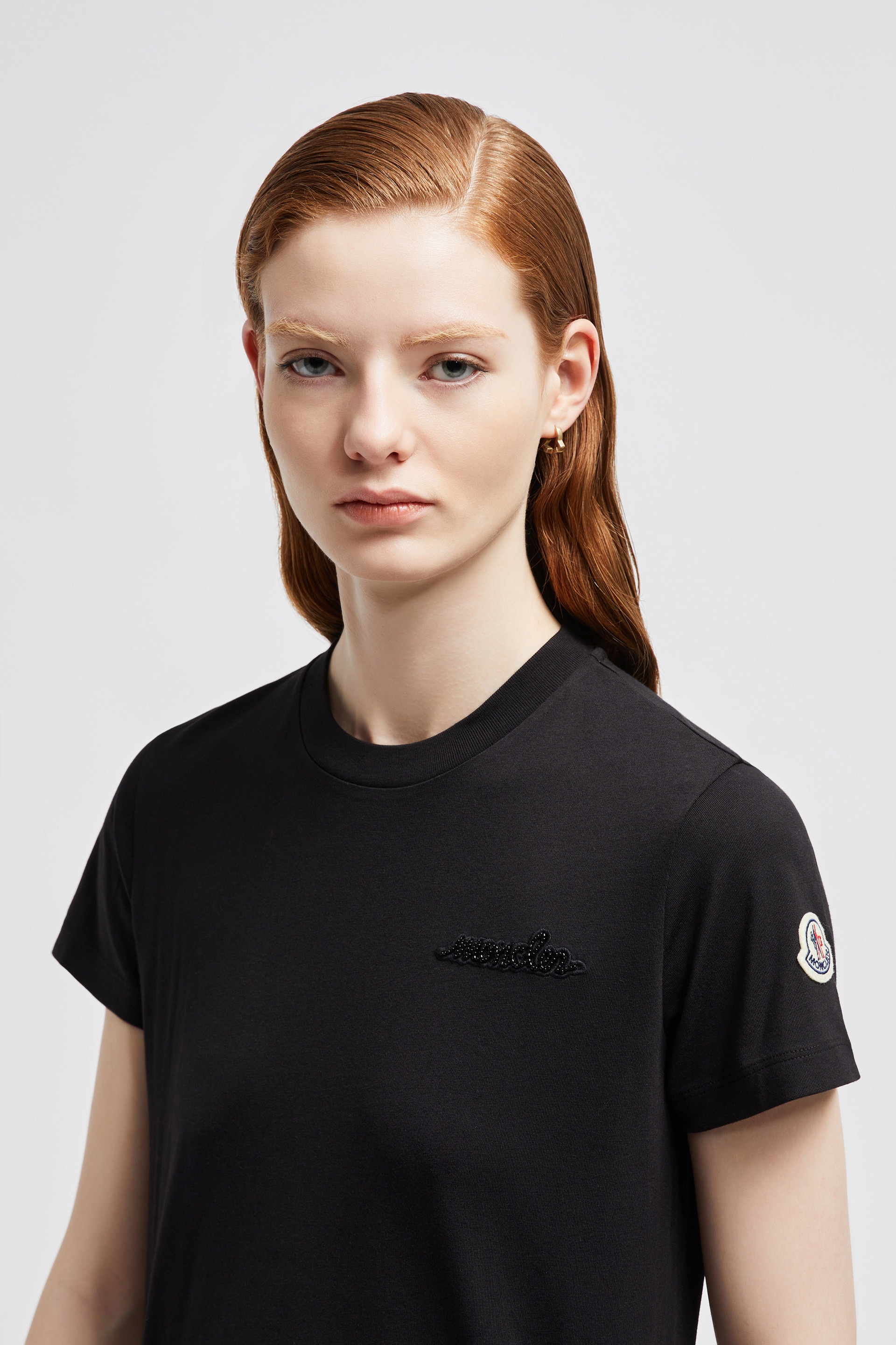 【MONCLER】BEADED LOGO T-SHIRT●K20938C0001989AIJ999 Moncler Beaded Logo T-Shirt | moncler | REVERSIBLE