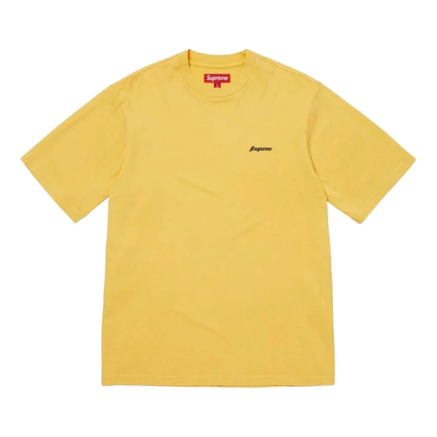 Supreme SS26 Washed S/S T-Shirt 'Yellow' SUP-SS26-306-YLW - 1
