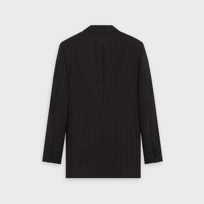 CELINE CLASSIC JACKET IN STRIPED BRAIDED WOOL outlook