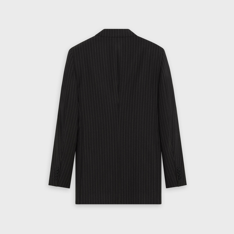 CELINE CLASSIC JACKET IN STRIPED BRAIDED WOOL outlook