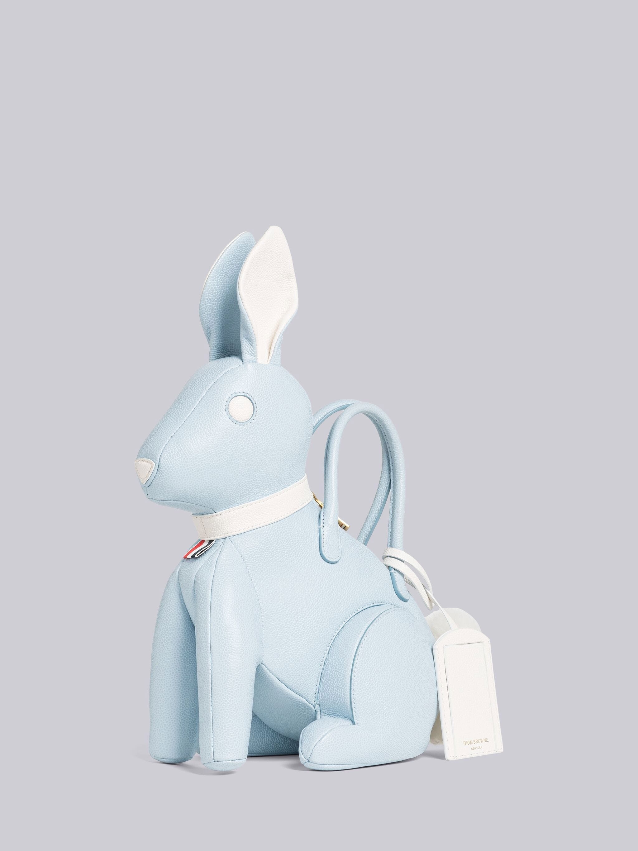 Pebble Grain Leather Rabbit Bag - 3