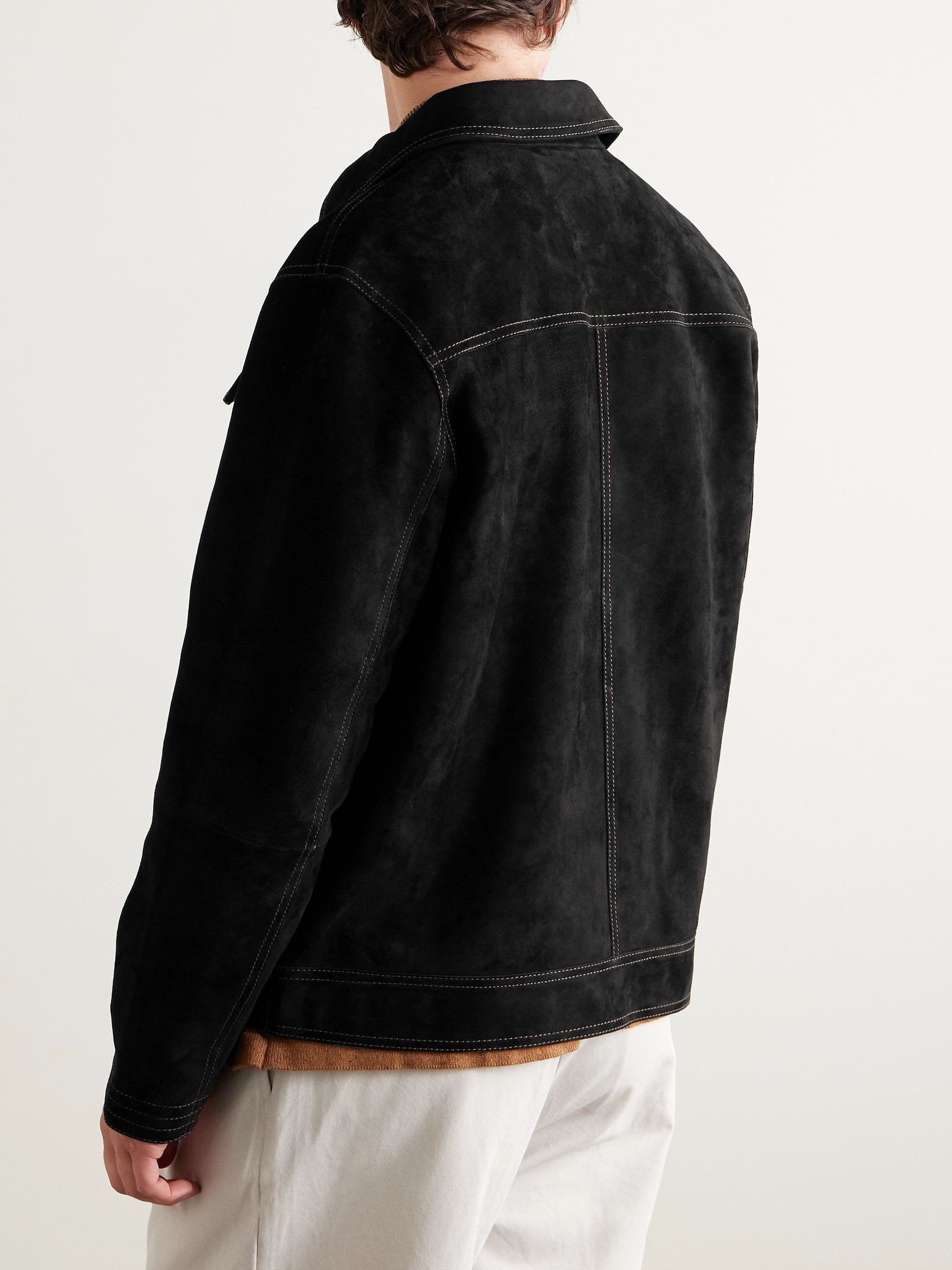 Hardwick Suede Jacket Black - 3