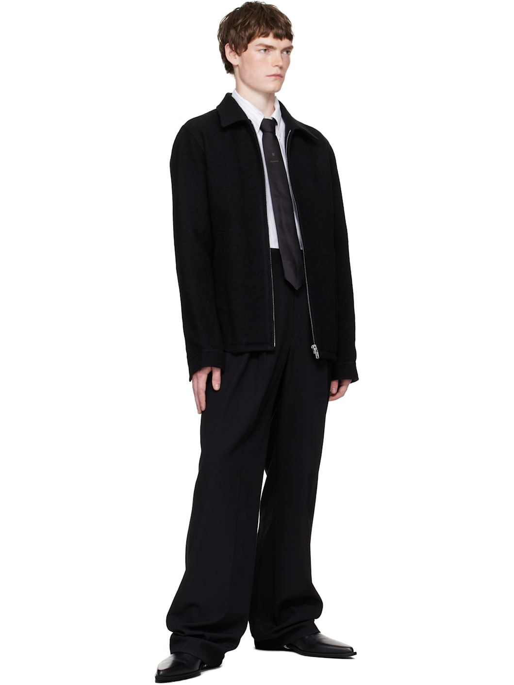 Black 4G 'Givenchy' Tie - 3