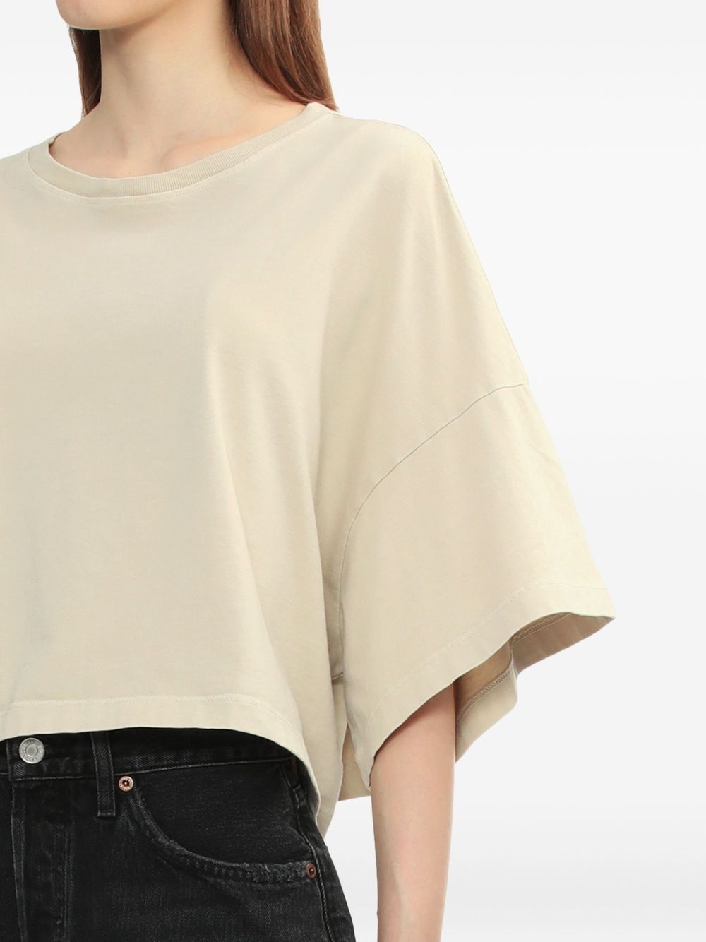 short-sleeve cropped T-shirt - 5