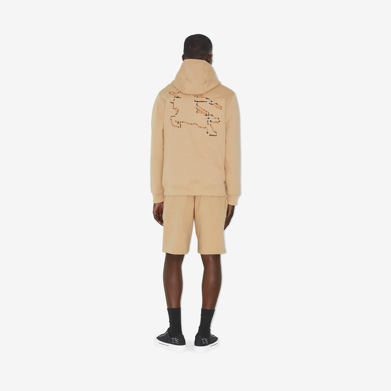 Burberry Check EKD Cotton Hoodie outlook