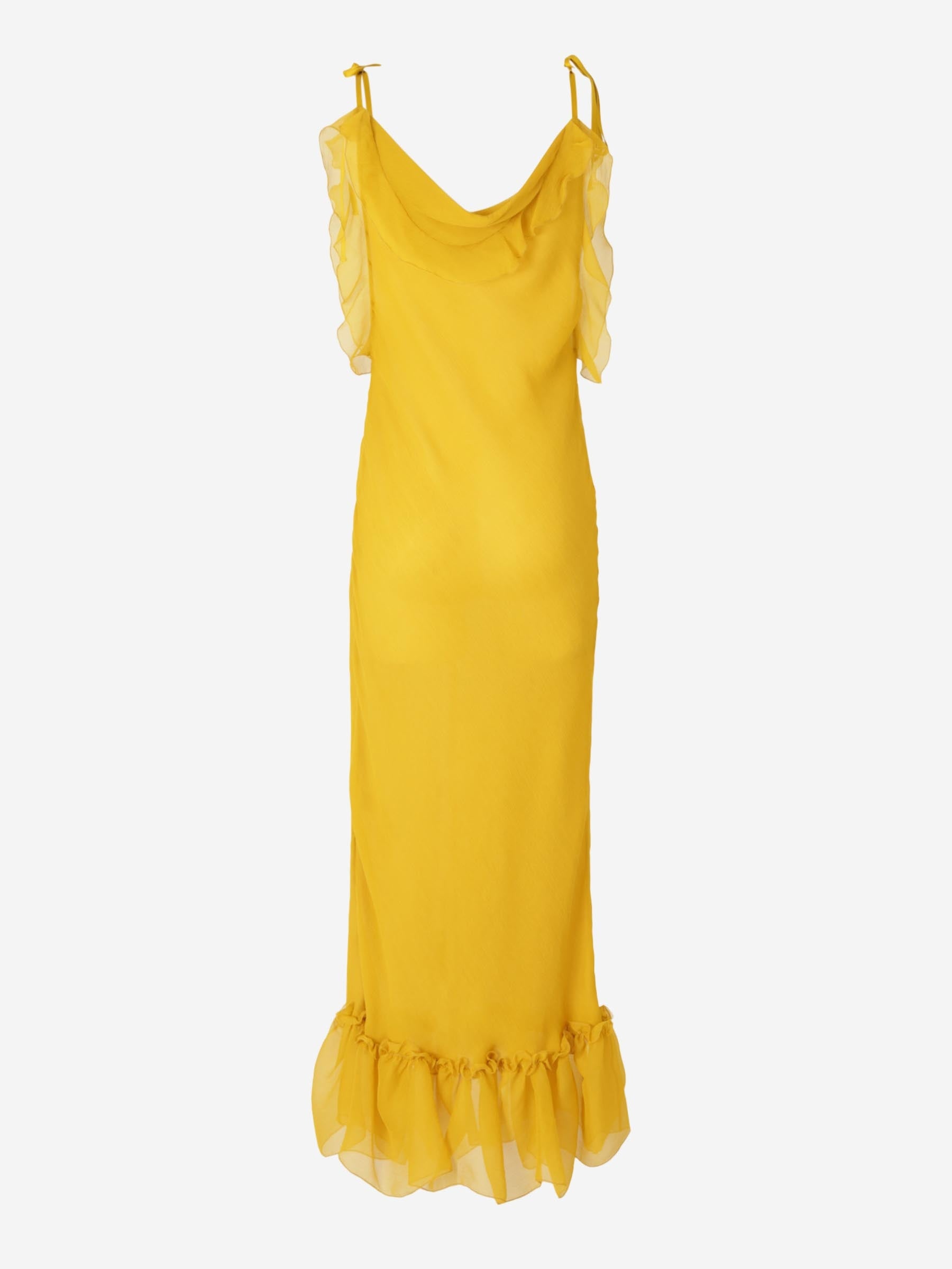 SILK MAXI DRESS - 2