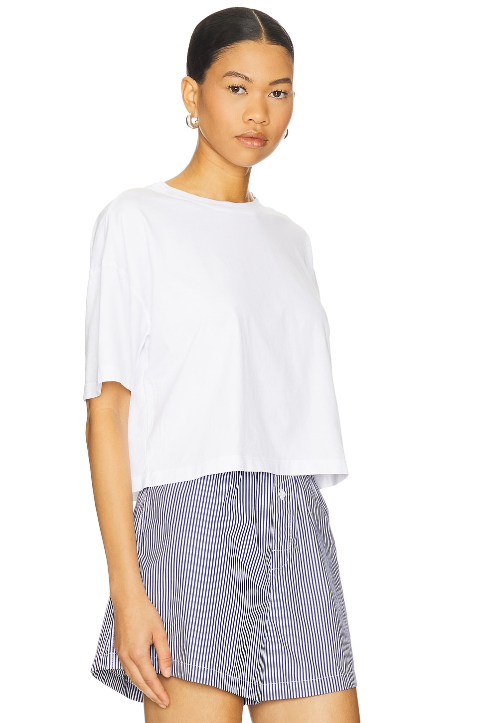 Daria Oversized Crop Tee - 2