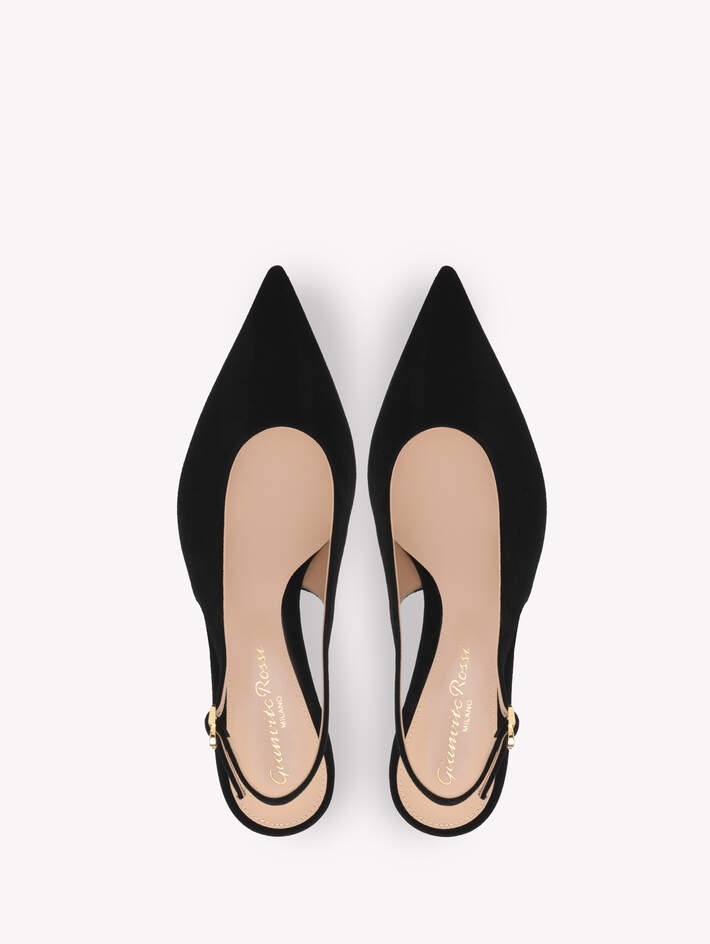 Gianvito Rossi Robbie Sling 55 Pumps in Black at Nordstrom - 3
