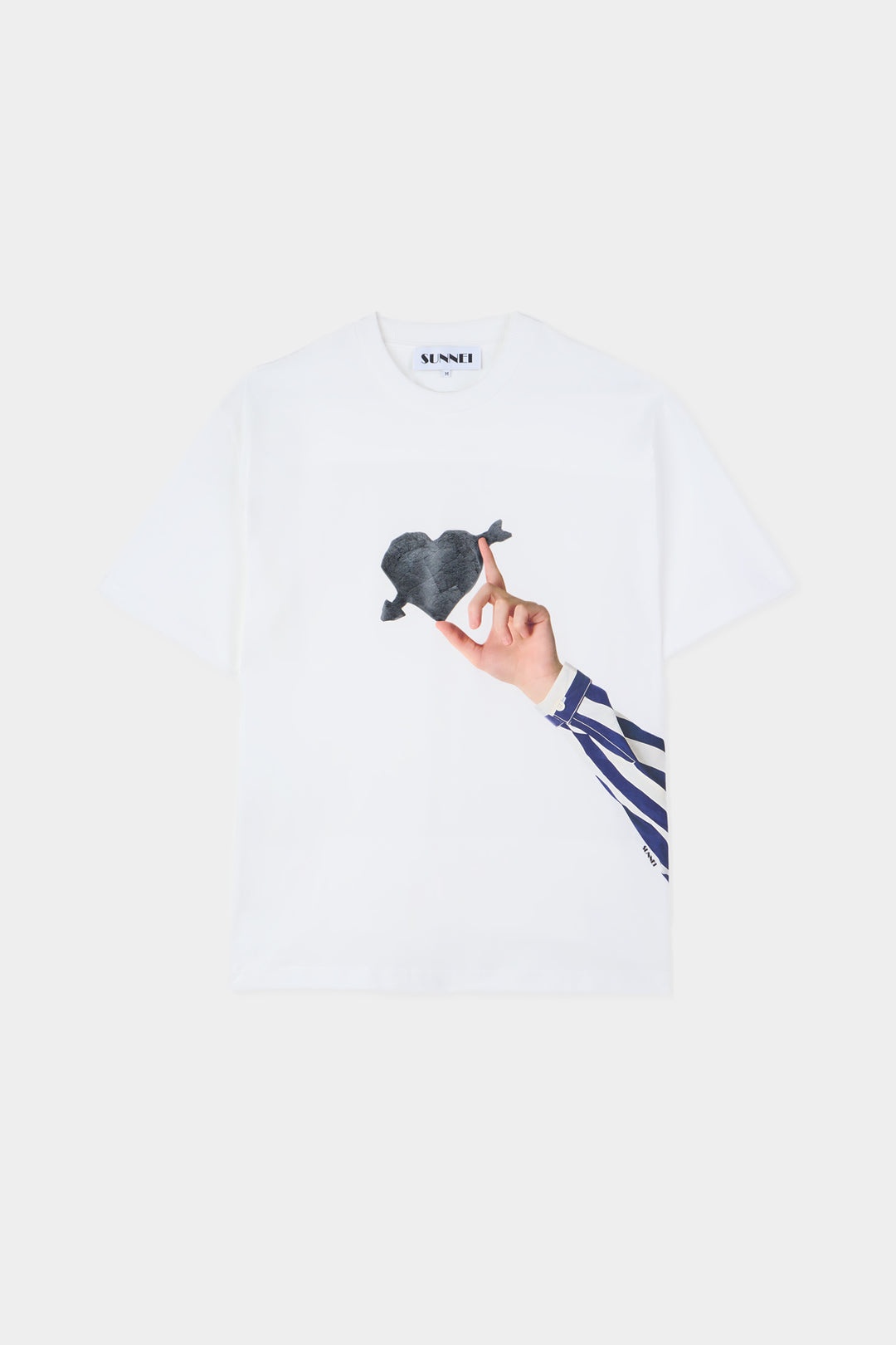 ''CUORE DI PIETRA'' T-SHIRT / off-white - 2