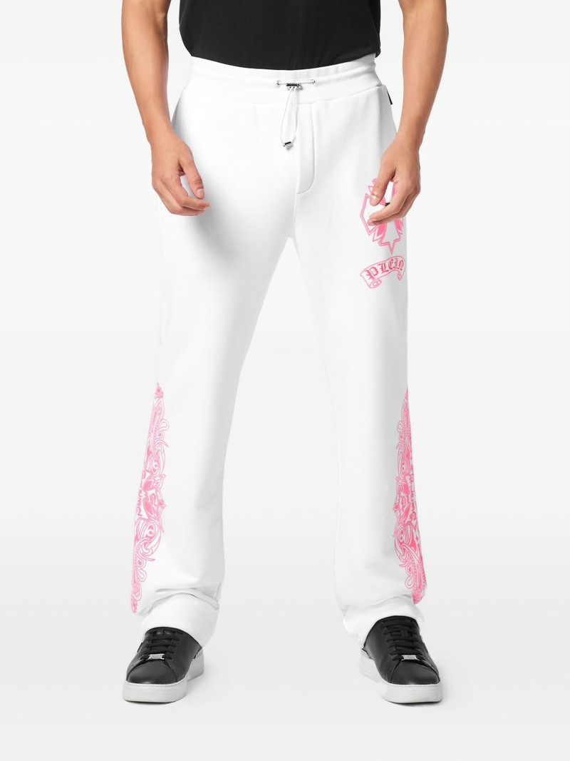 PHILIPP PLEIN Puffy Chrome Crest track pants outlook