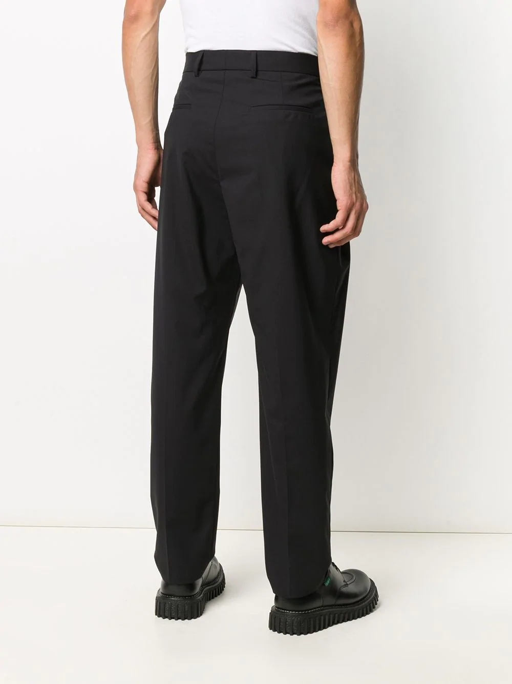 wide-leg tailored trousers - 4