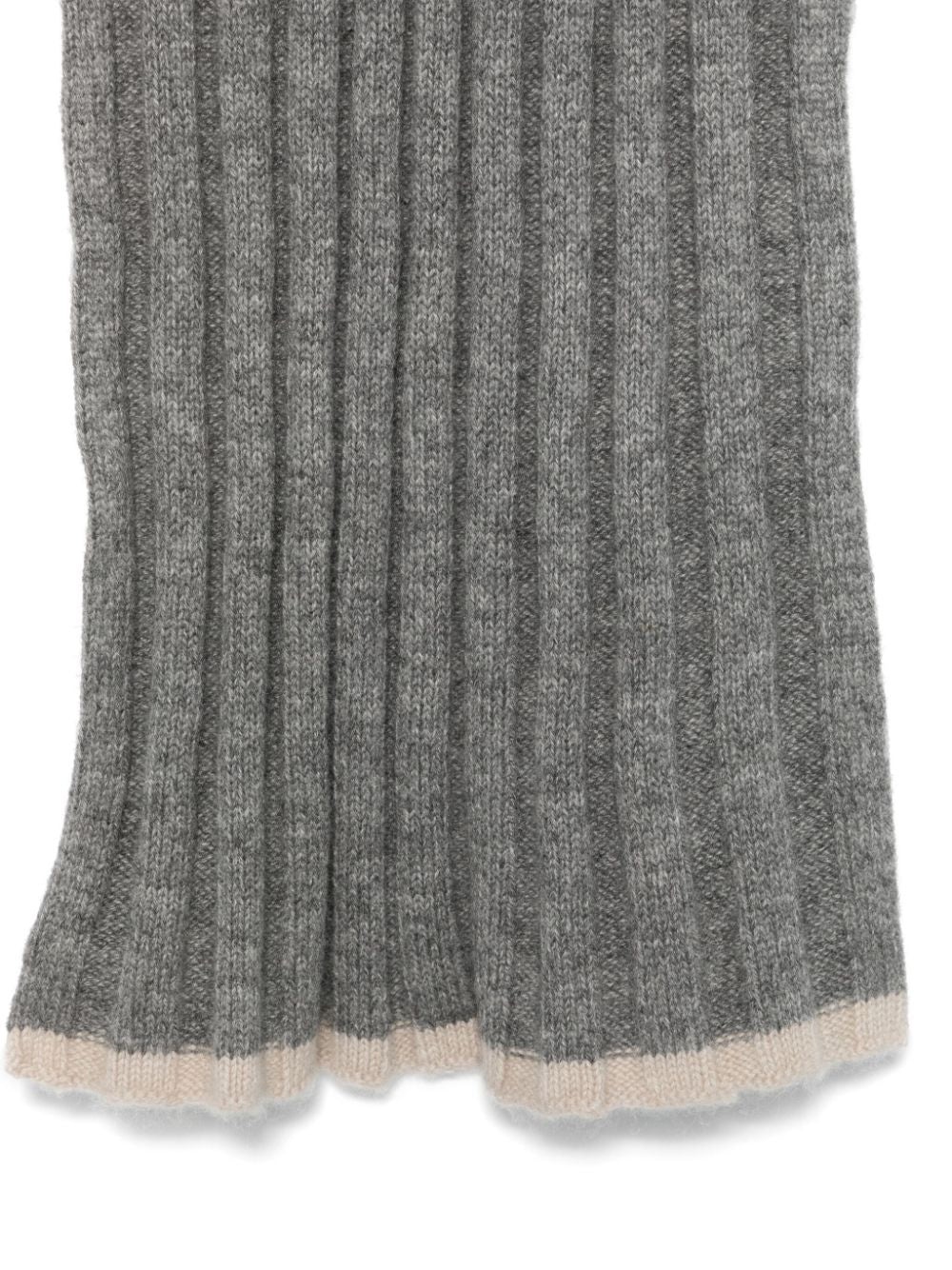 Brunello Cucinelli Men Ribbed Scarf - 2