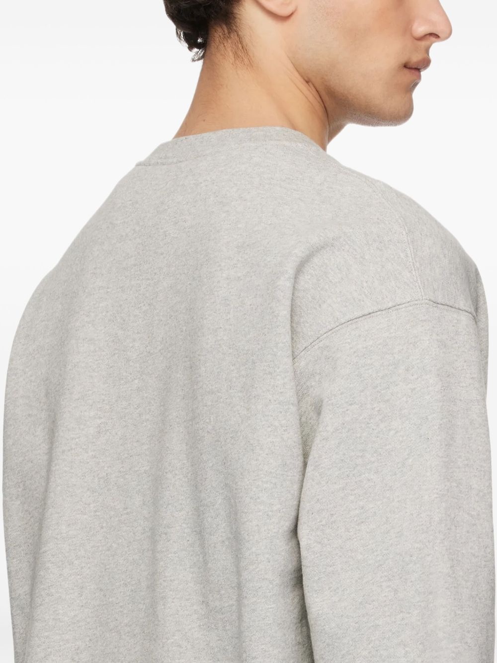 logo-embroidered sweatshirt - 4