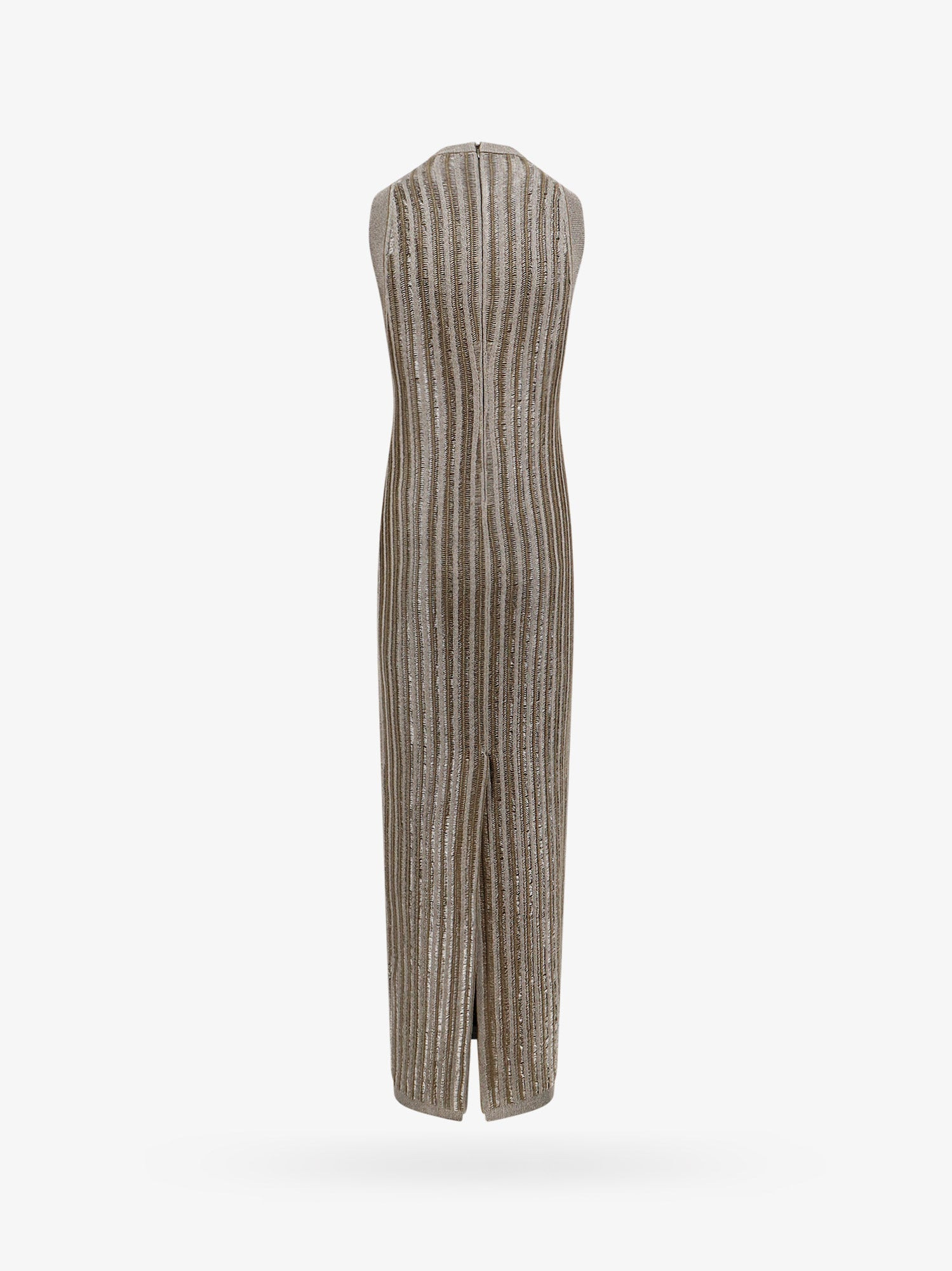 Ribbed Wool Blend Dress - 5