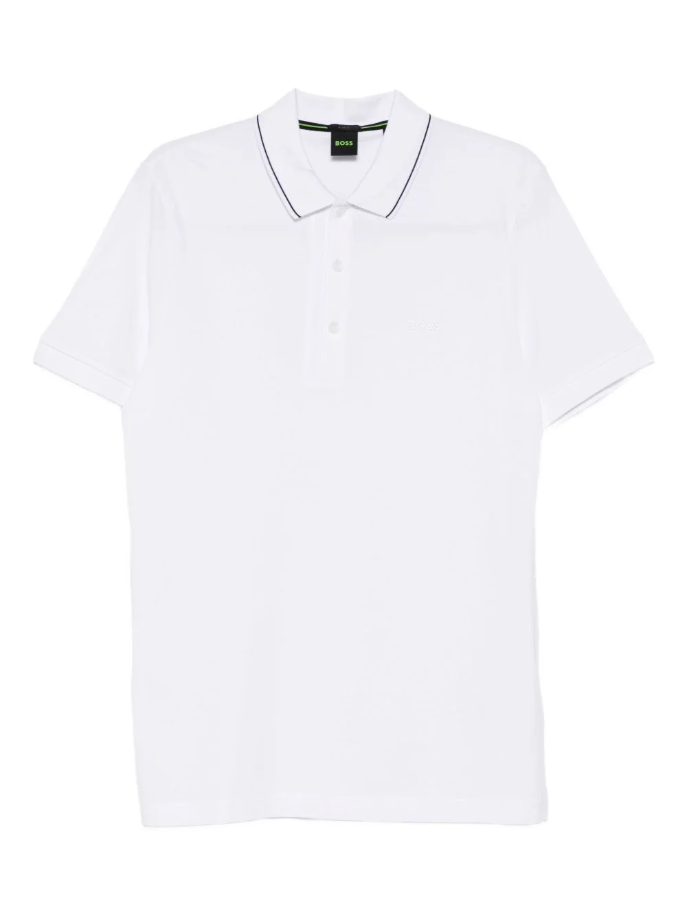 piped polo shirt - 1