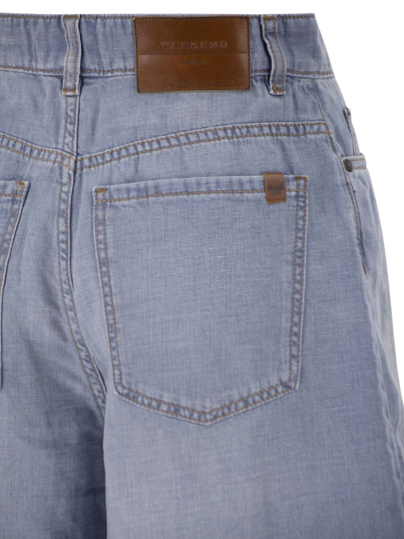 contrasting-stitch shorts 4