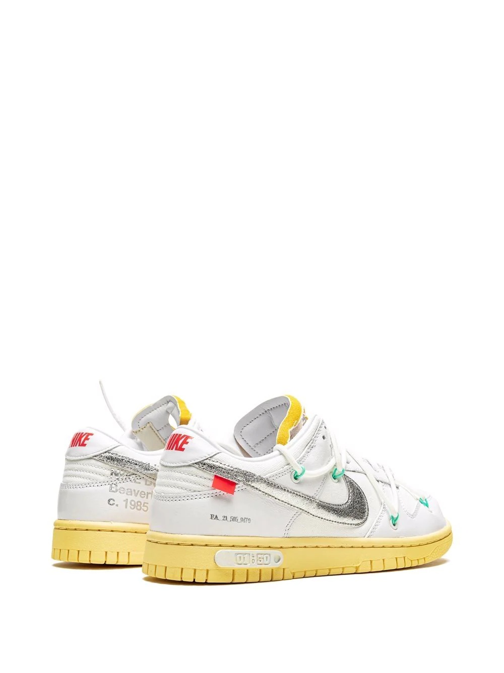 x Off-White Dunk Low sneakers - 3