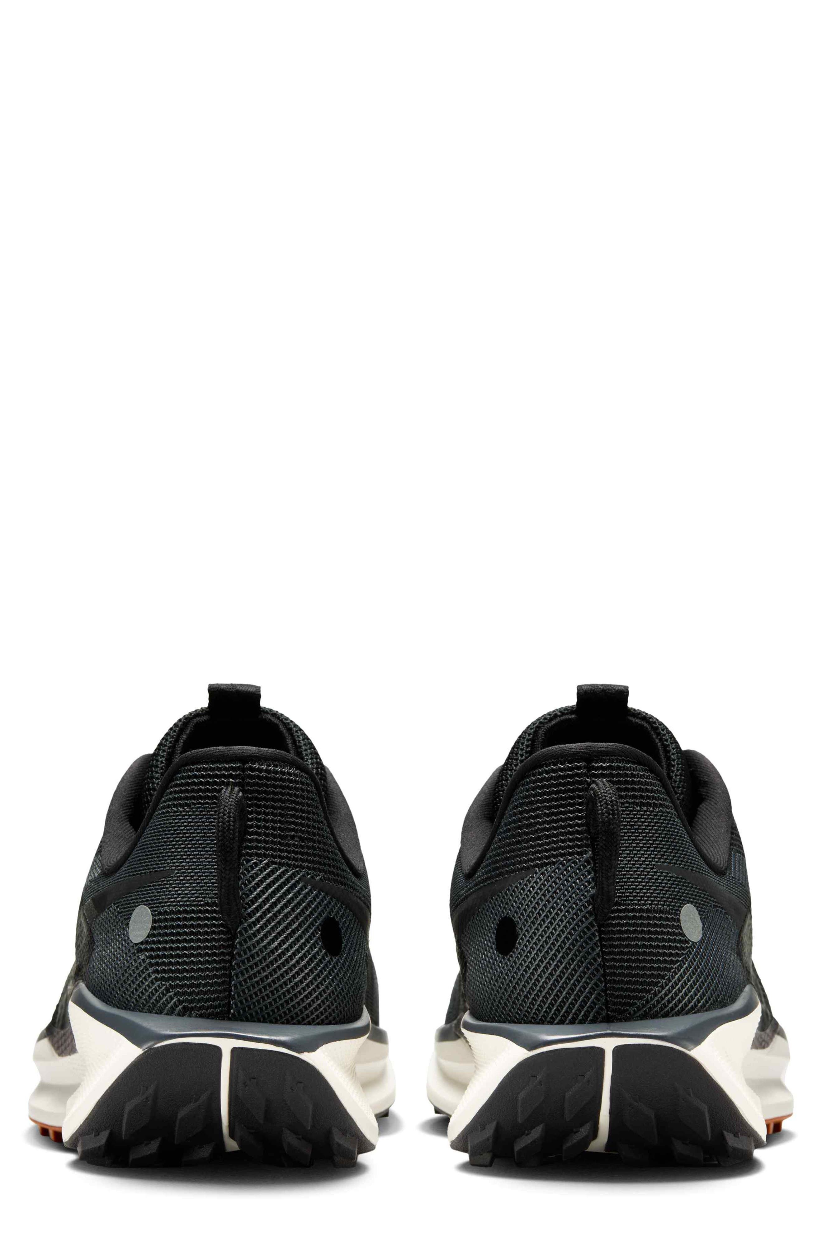 Nike ReactX Pegasus Trail 5 Running Shoe in Black/Pale Ivory at Nordstrom - 5