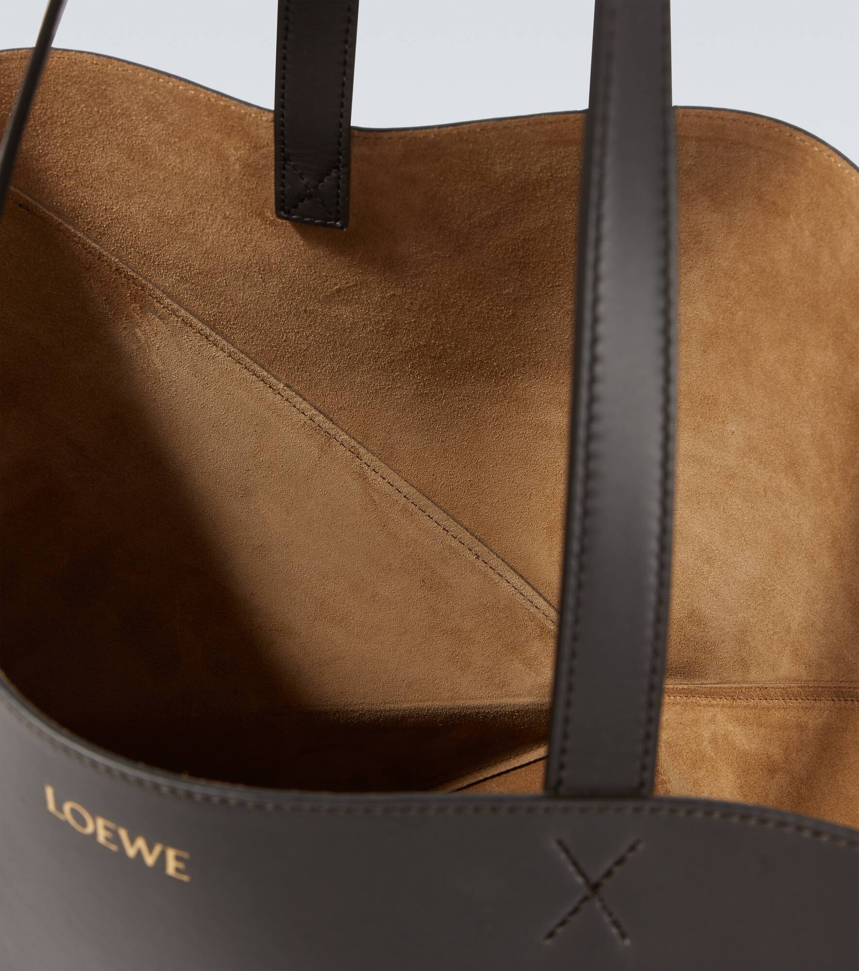 Puzzle Fold XL leather tote bag - 4