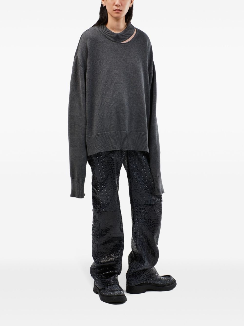 knitted sweater - 2