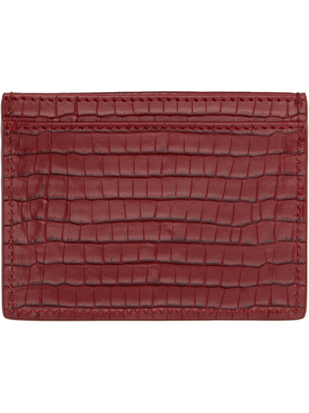 Red Flat Card Holder - 2