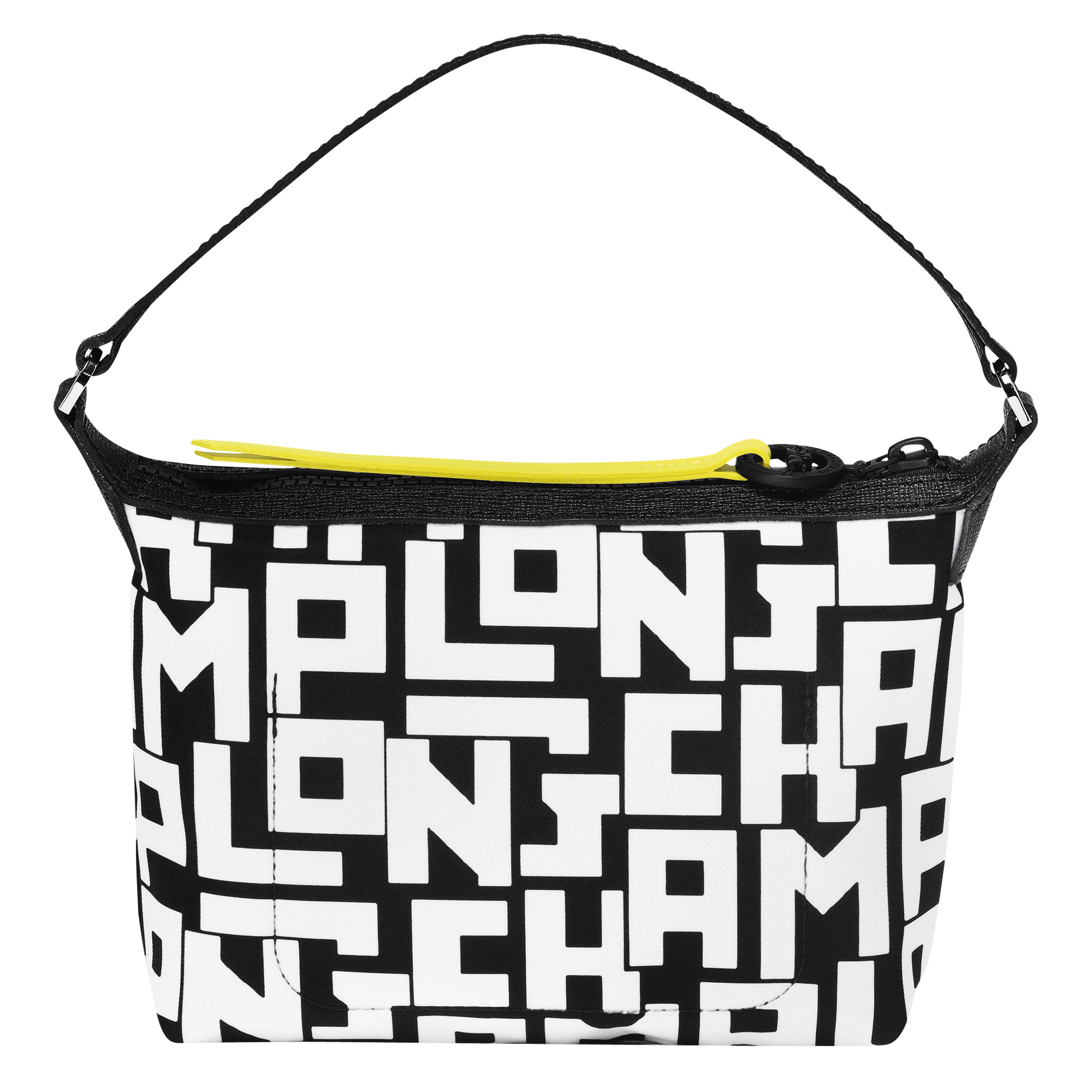 Le Pliage LGP Clutch Black/White - Canvas - 3