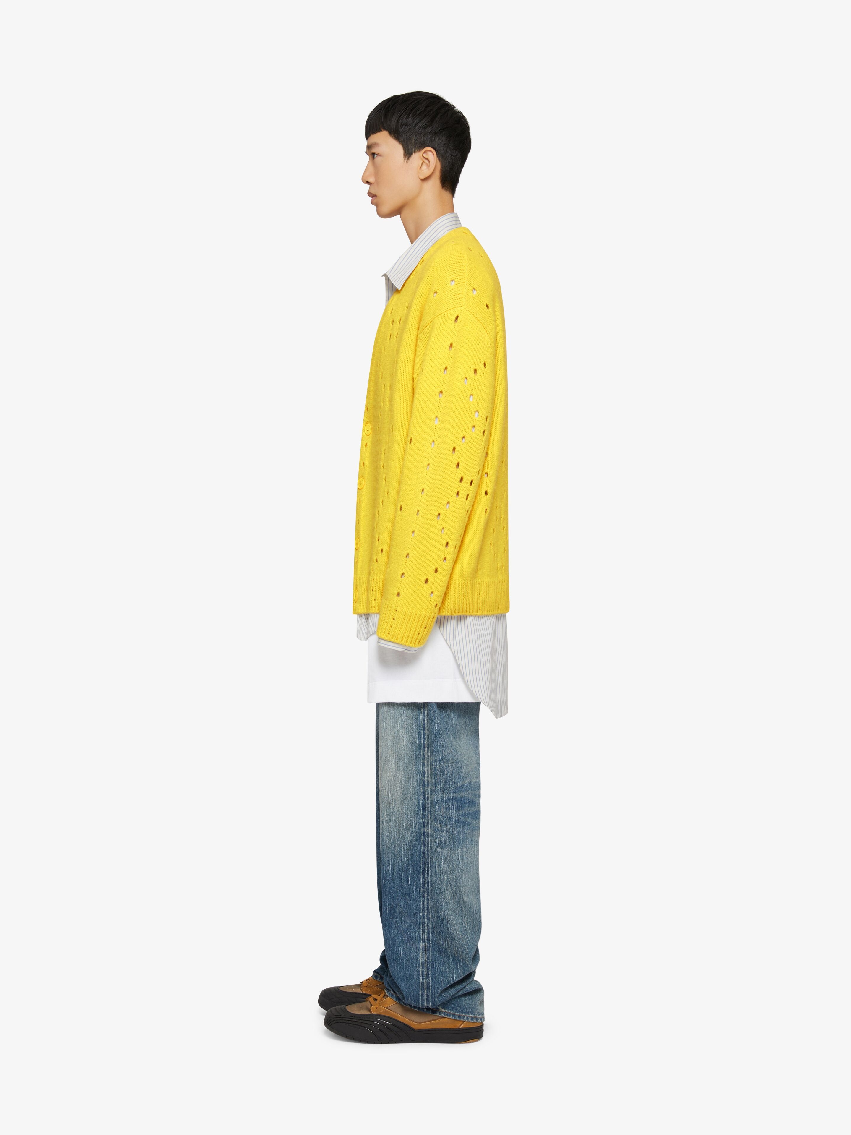 OVERSIZED CARDIGAN IN WOOL - 3