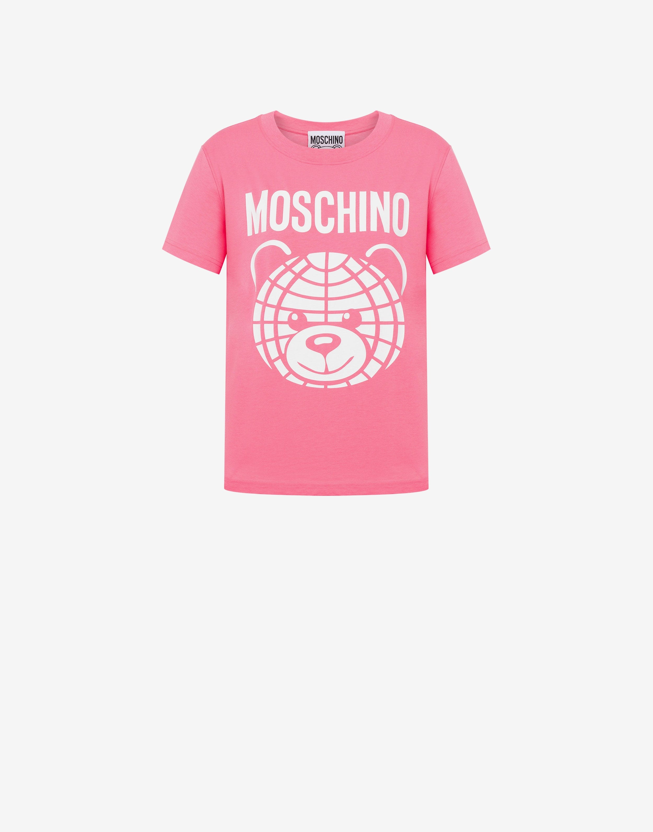 Moschino MOSCHINO TEDDY BEAR ORGANIC JERSEY T-SHIRT | REVERSIBLE