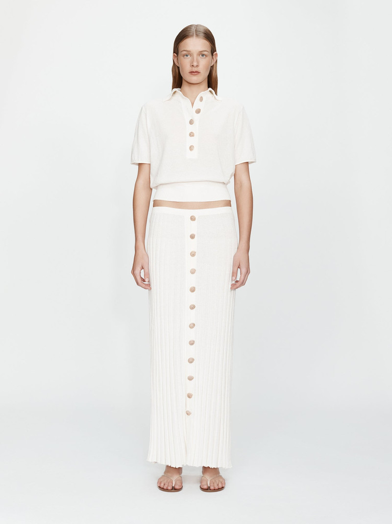 CHRISTOPHER ESBER Sundial Shell Knit Polo outlook