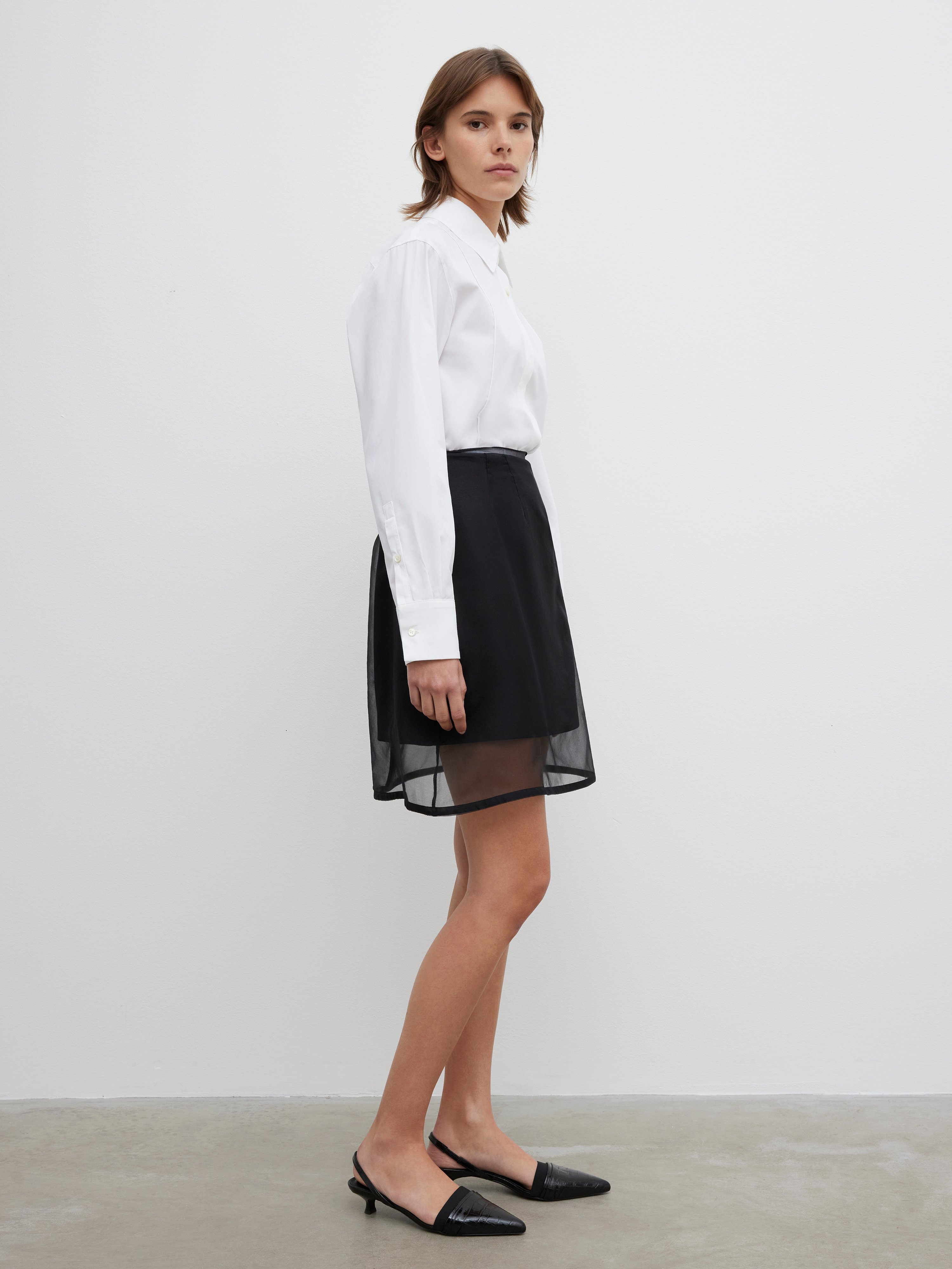 Organza mini skirt - 4