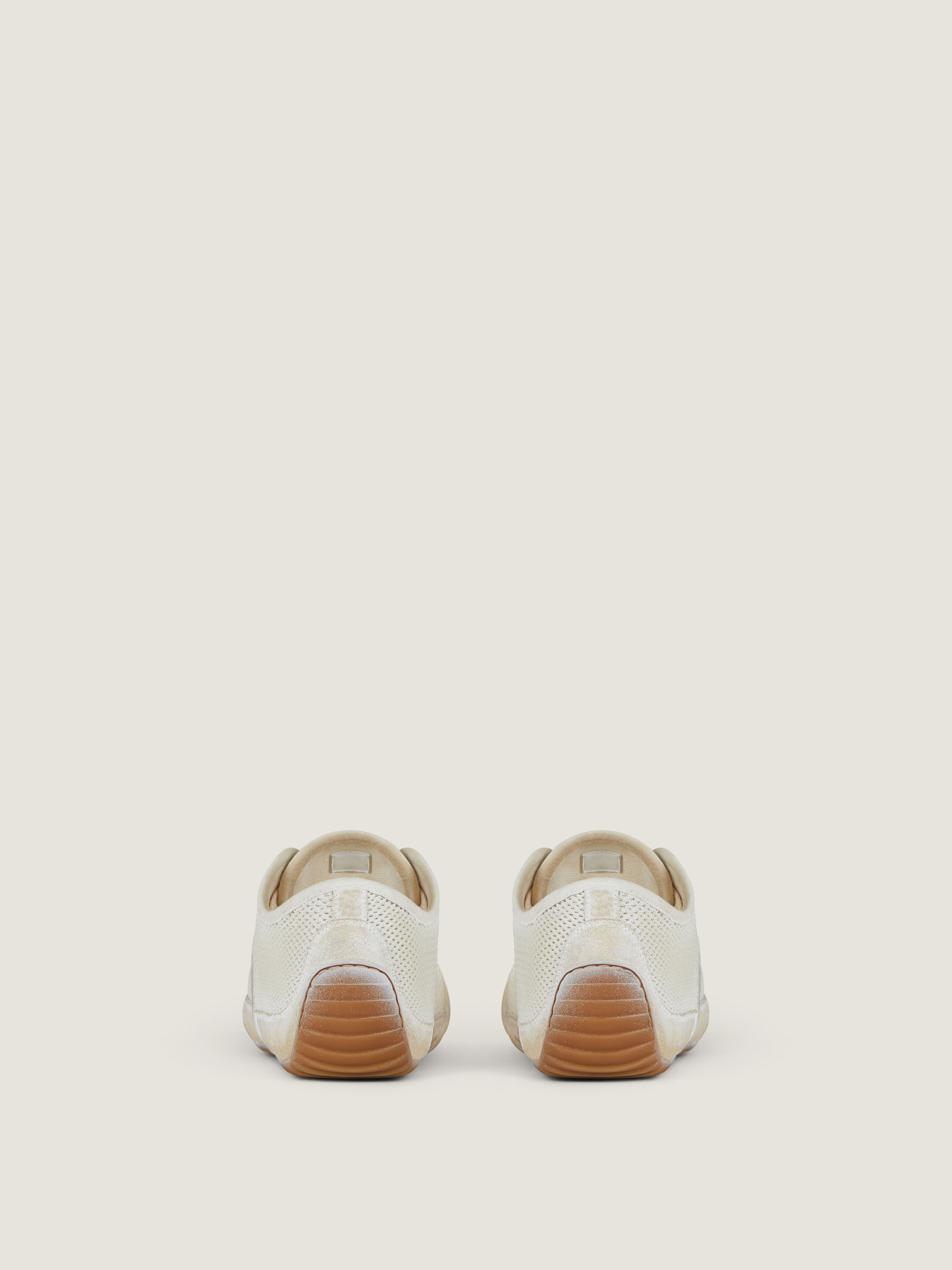 SLIM SNEAKERS IN PAINTED MESH AND SUEDE - 5