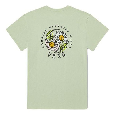 Vans (WMNS) Vans Flower T-shirt 'Green' VN0008ZDBQH outlook
