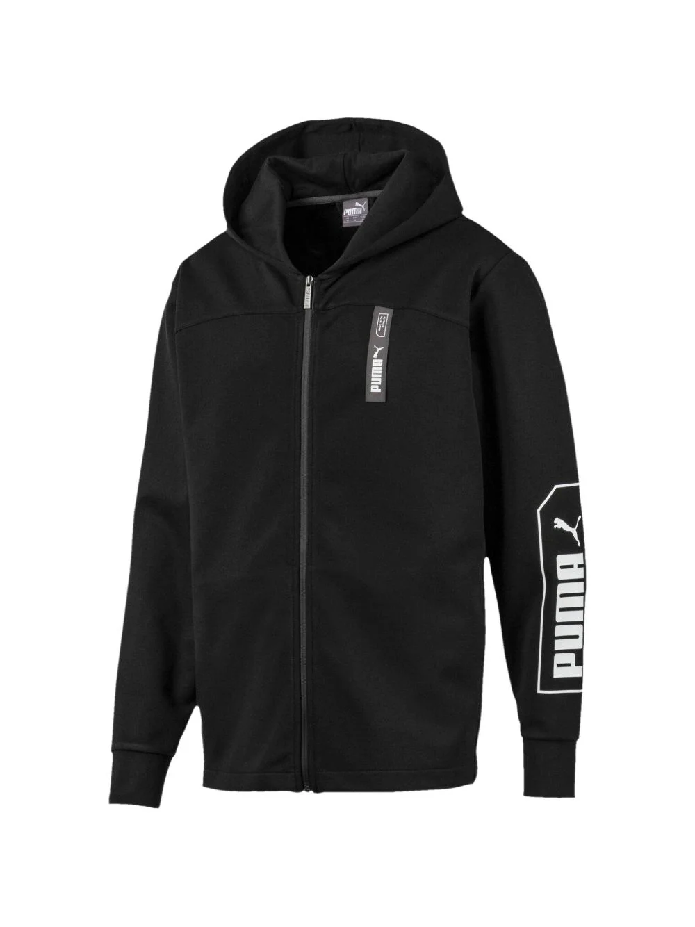 zip-fastening sweatshirt - 1