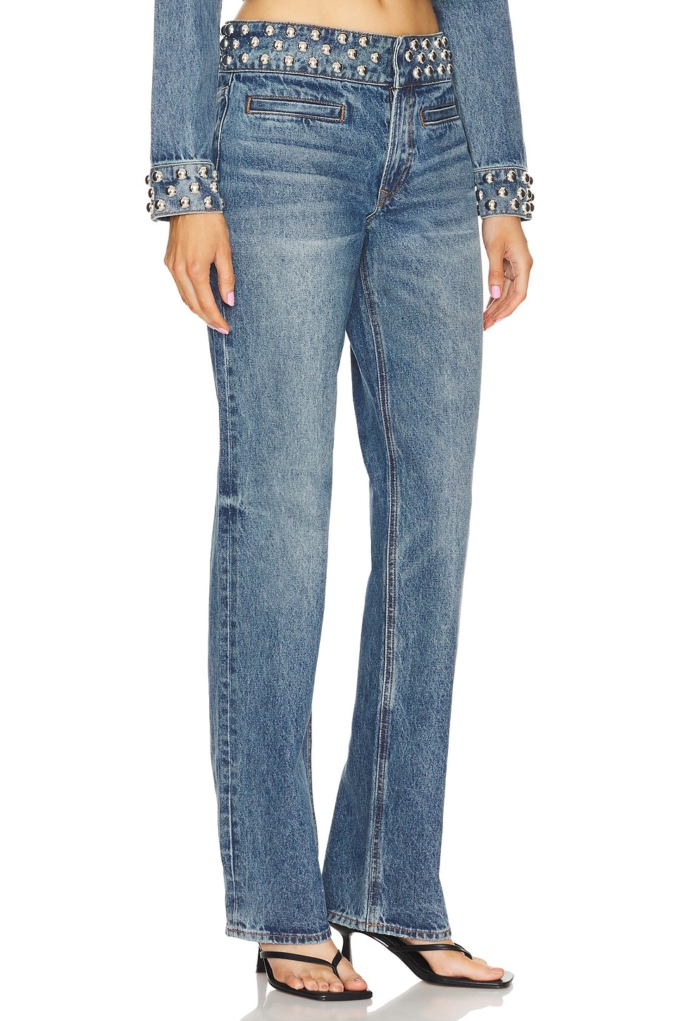 Leandra Low Rise Straight Leg Jean - 2