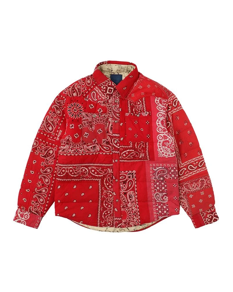 KERCHIEF DOWN JKT RED - 1