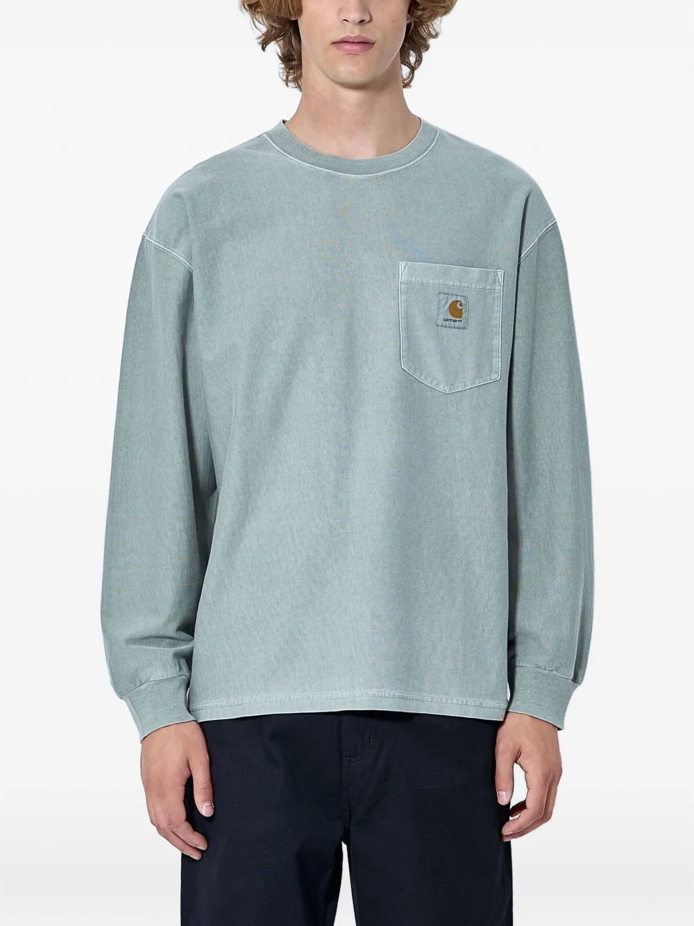 pocket long-sleeve T-shirt - 1