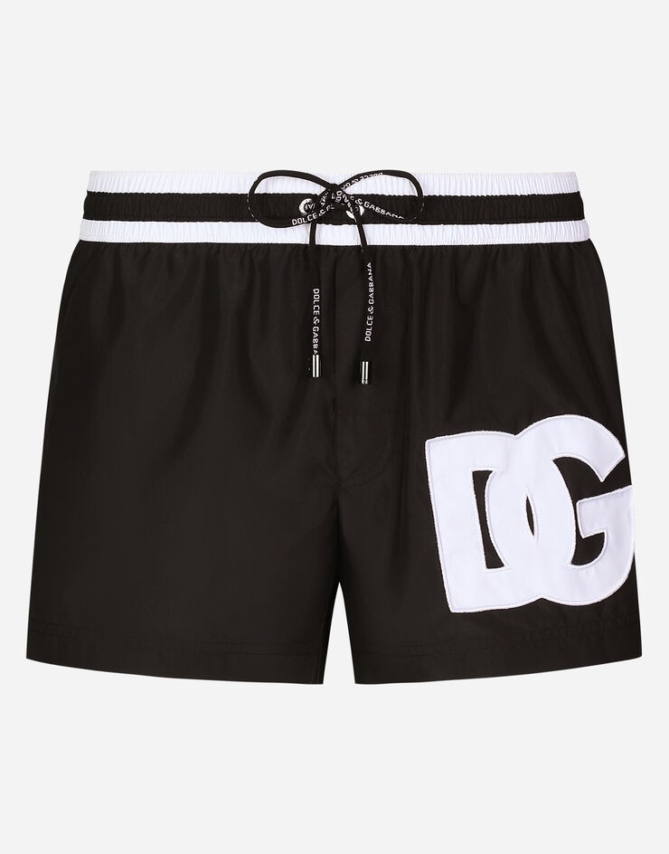 Short swim trunks with DG patch - 1