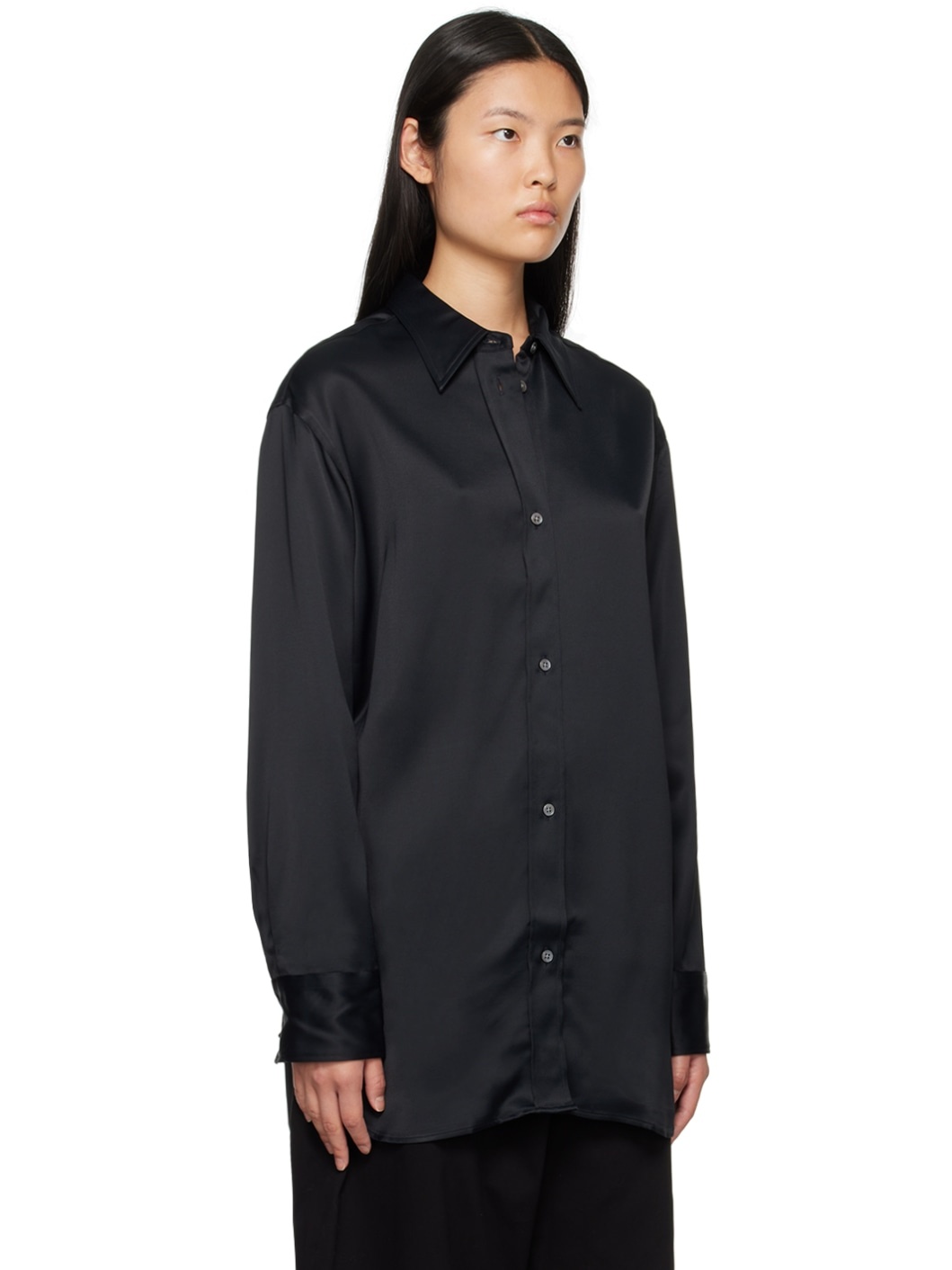 Black Button Shirt - 2