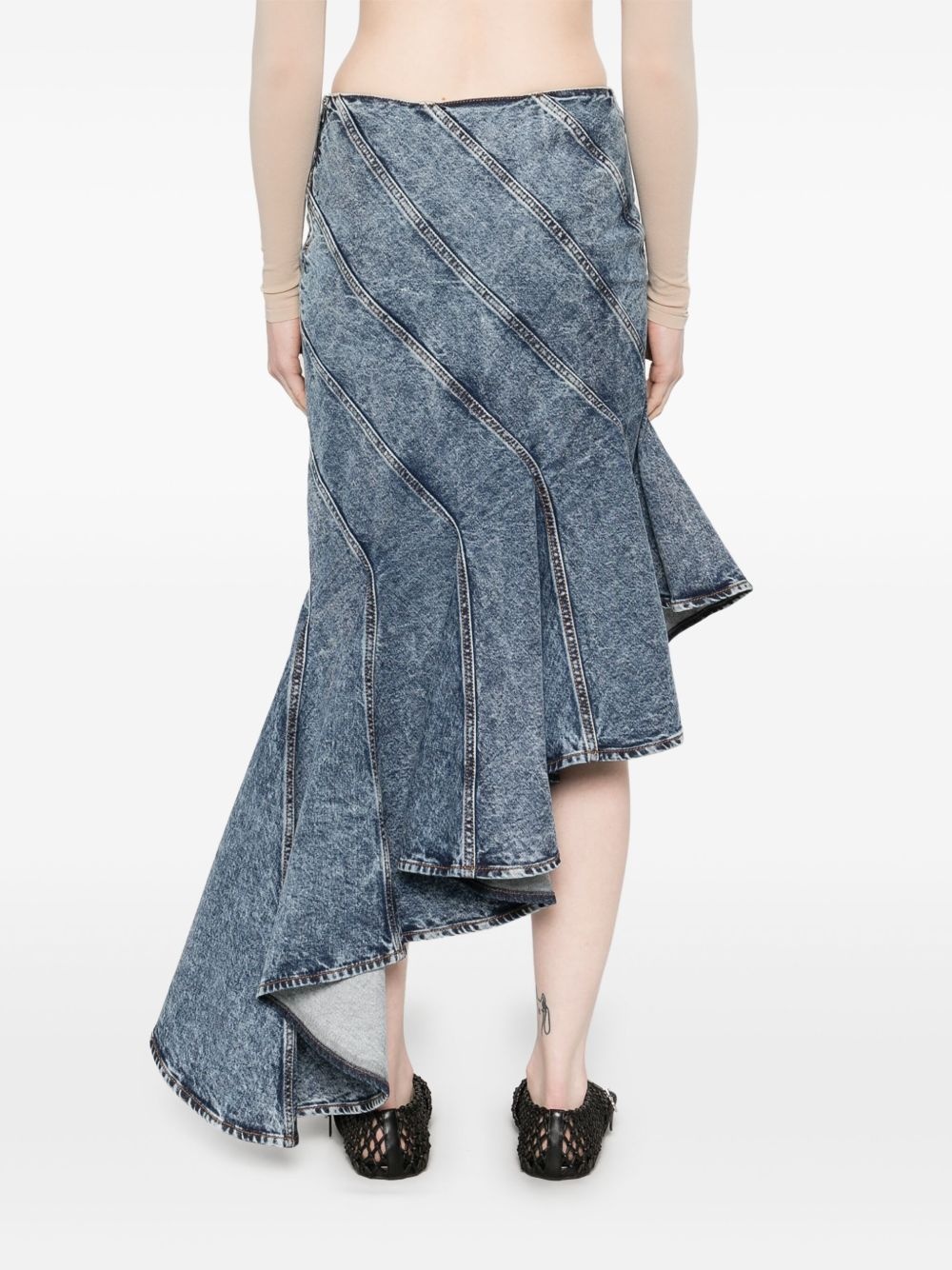 Spiral midi skirt - 4