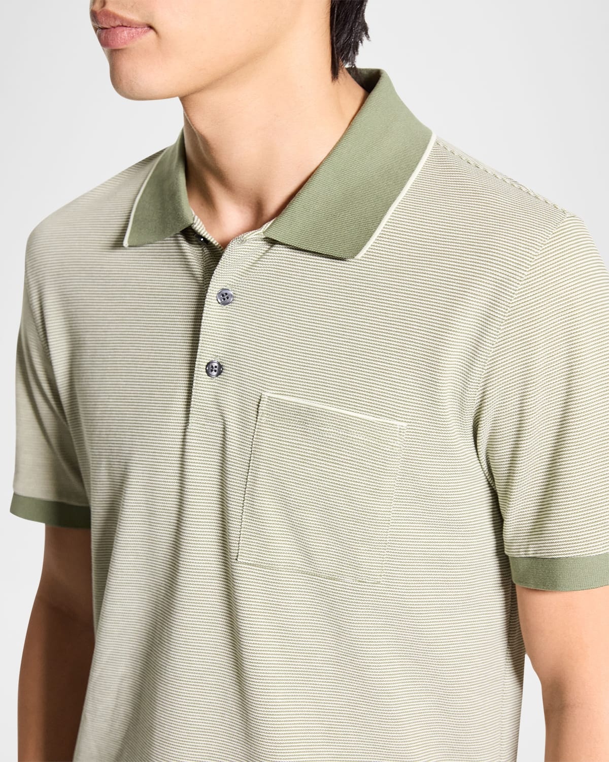 Men's Birdseye Pique Pocket Polo Shirt - 5