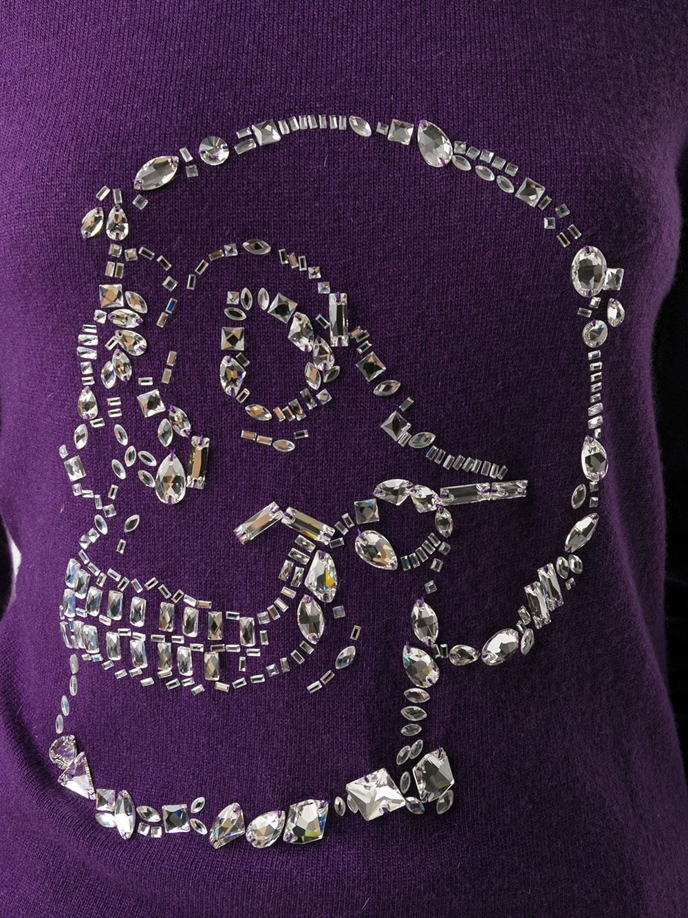 Look At Me skull embellished jumper - 5