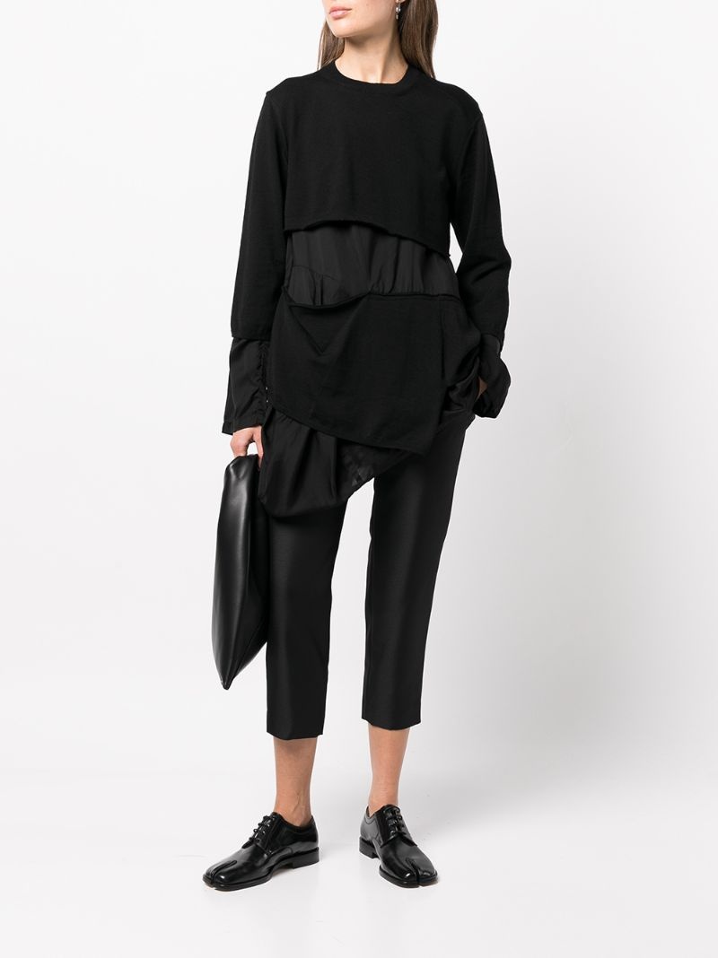slim-cut cropped trousers - 2