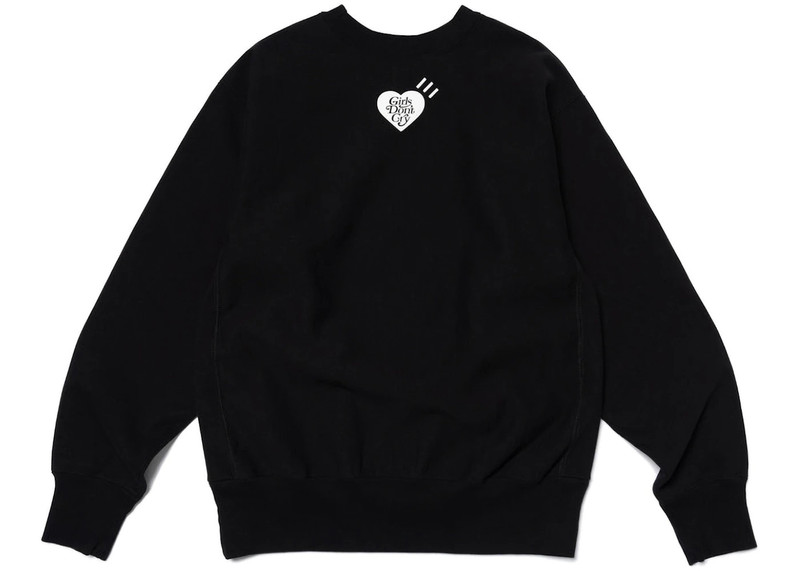 Human Made Human Made x Girls Don't Cry Crew Neck Sweatshirt Black outlook