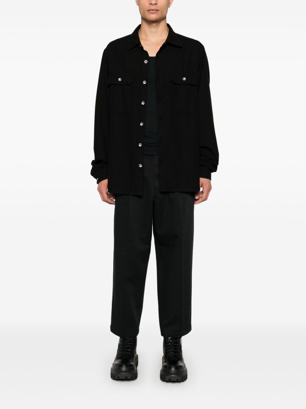 organic cotton overshirt - 2