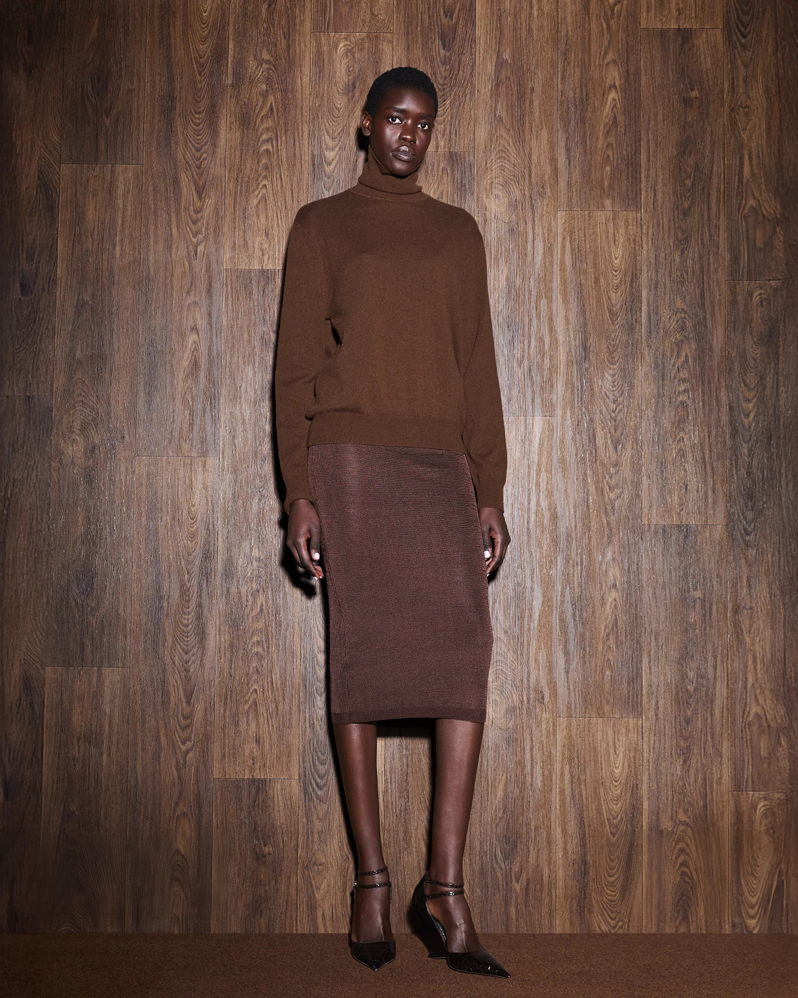 KNIT TURTLENECK CEDAR - 3