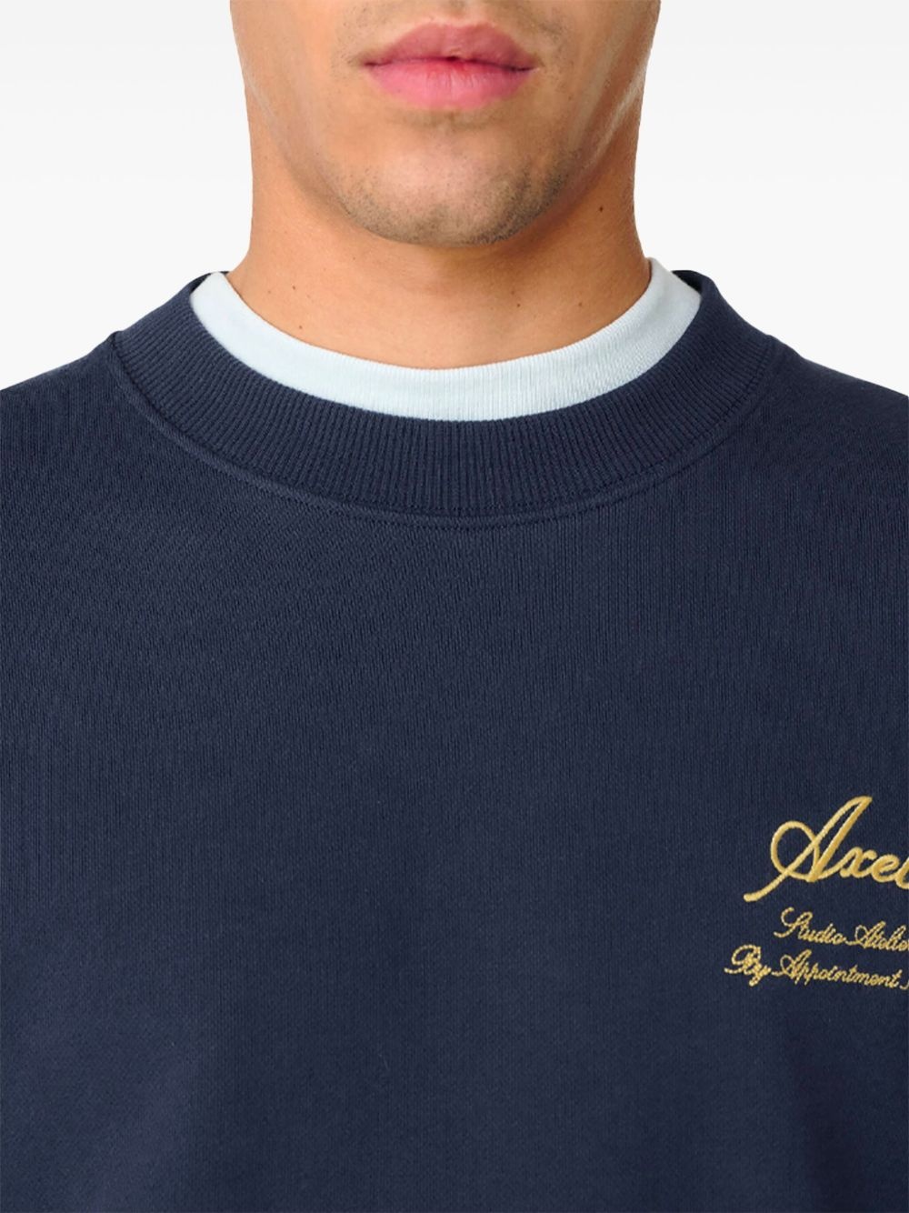 logo-embroidered sweatshirt - 4