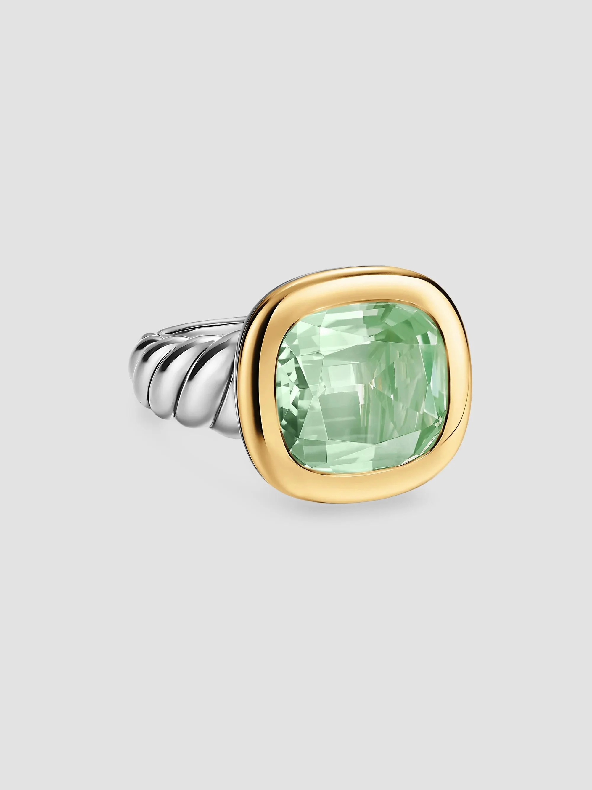 Women's DY Mercer Color Stone Ring in Sterling Silver - New Prasiolite - 1